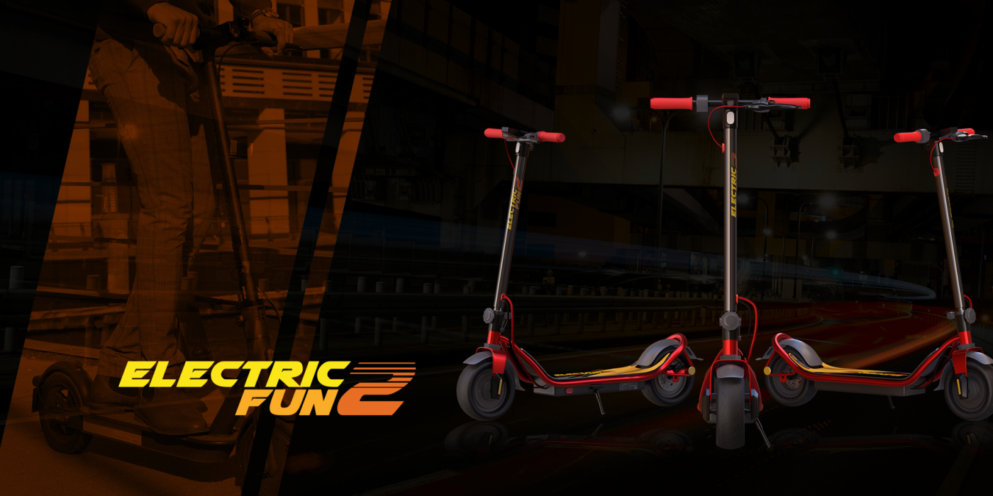 Red Electric Scooter