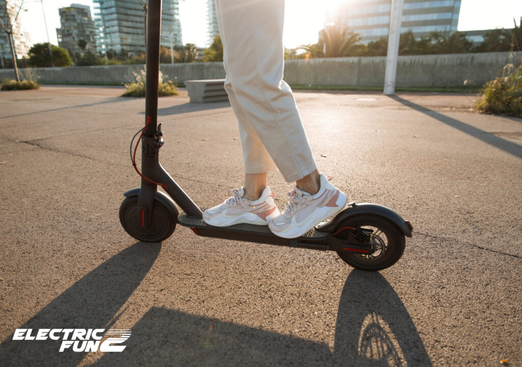 how to ride an electric scooter for the first time